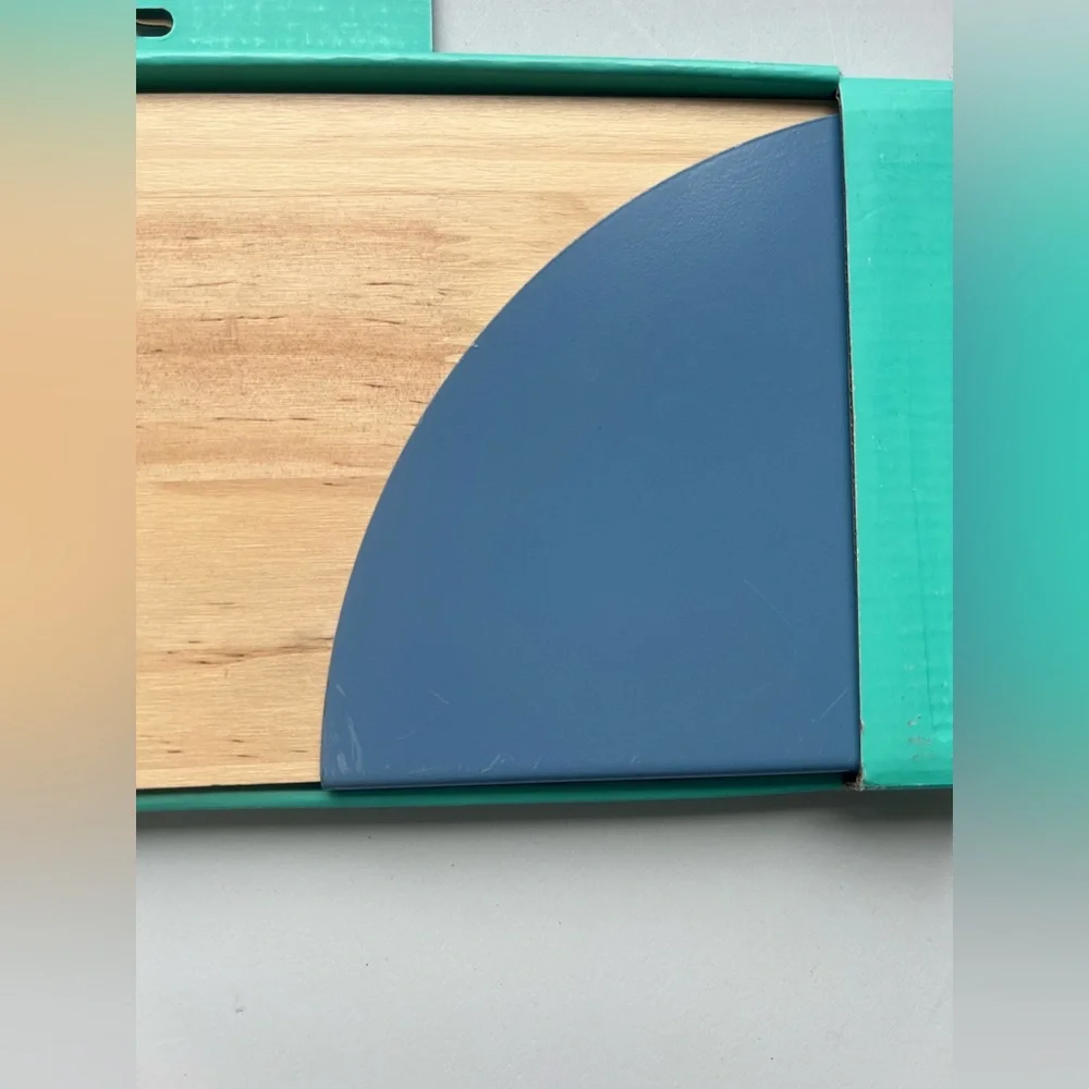 Wood Kids' Shelf with Metal Brackets Blue - Pillowfort™